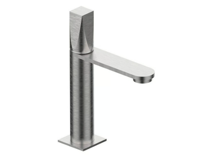 ALINE 49050 - Single handle stainless steel washbasin mixer without waste _ Rubinetterie Frattini